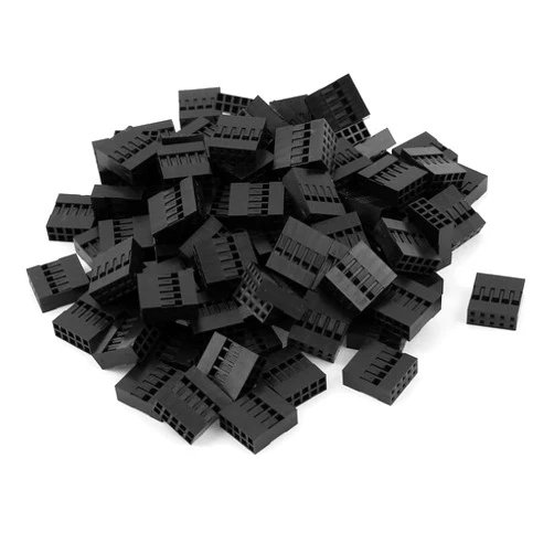 Fuxell 100pcs 2x5P Jumper Wire Cable Female Pin Connectors 2.54mm Pitch
