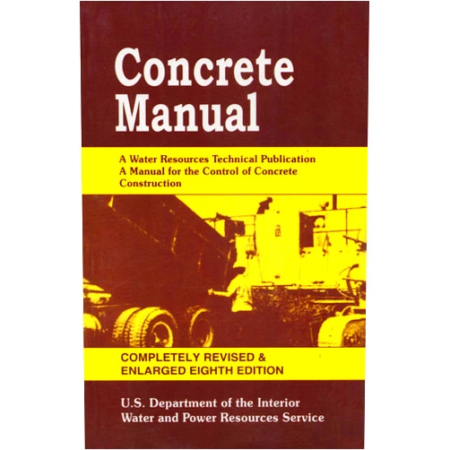 U.S.D.I.,U.S. Department of the Interior Concrete Manual