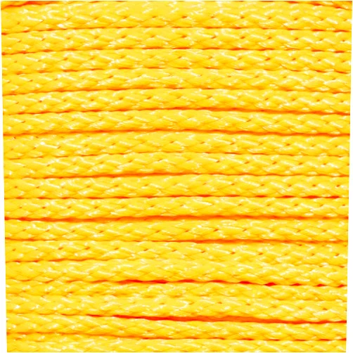 GOLBERG G Hollow Braid Polypropylene Rope in Yellow – Multiple Use – (3/8 Inch x 100 Feet)