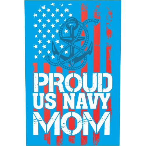B. tenBroek Proud US Navy Mom: Ruled Journal Notebook, 8.5x11, 120 Pages.