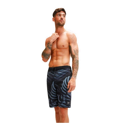 Speedo Men's Swim Trunk Knee Length Boardshort Bondi Printed