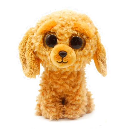 Yuanpulalala Beanie Baby Noodles Brown Dog Stuffed Animal Plush Doll (6inch)