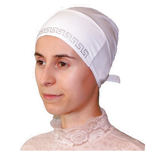 Modefa USA Firdevs Luxury Rhinestone Jewel Islamic Hijab Cap Muslim Bonnet Underscarf