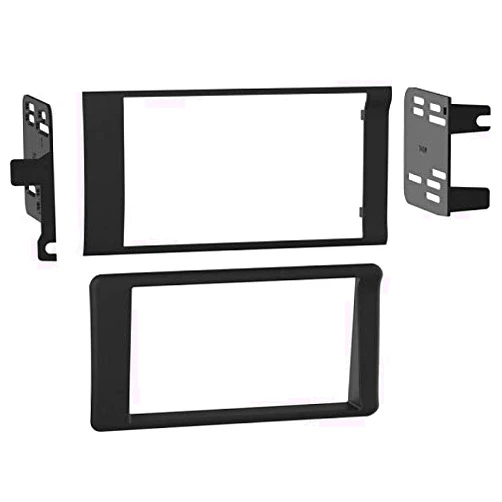 Carxtc Double Din Install Car Stereo Dash Kit for a Aftermarket Radio Fits 1998-2001 Dodge Ram Pickup 1500, 2500, 3500 Trim Bezel is Black