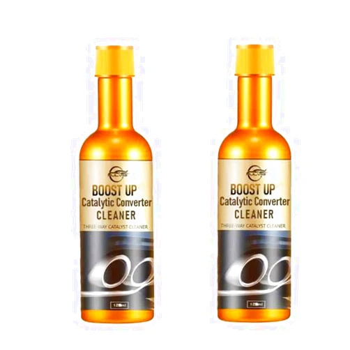 Generic Boost Up Catalytic Converter Cleaner Fuel System Additive Kit Instant Car Exhaust for Gas Engines Auto Carbon Oil Filter Cata Clean Gasoline Additives Oxygen Sensor Cleaners(5×120ml） (2)