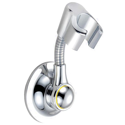 GAGFCJCQL Shower Head Holder Suction Cup Handheld Bracket Adjustable Height Shower Holder, Multi-Directional Removable Wall Shower Bracket