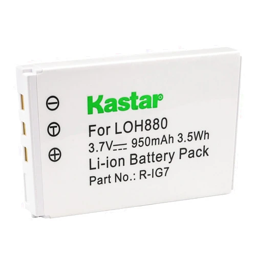 Kastar LOH880 Battery for Logitech R-IG7, Harmony One Harmony 720 850 880 885 880 Pro 890 Pro 900 Logitech 190304-0000 815-000037 AVL300s K43D M36B M41B 866165 866145 866207 AVL300 MCC AV100