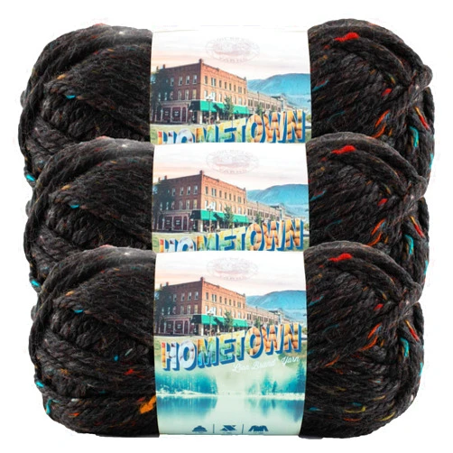 Lion Brand Yarn Lion Brand Hometown USA Yarn (3-Pack) Cambridge Tweed 135-303