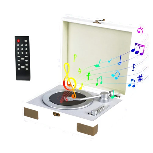 VASTTRON CD Player Portable with Bluetooth, Rechargeable CD Players Retro Suitcase CD Music Player with HiFi Speakers Desktop CD Player for Home Car Study Travel