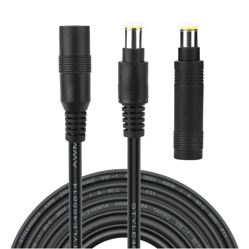 IGreely 8mm Extension Cable - iGreely 10Ft 3M DC 8mm Cord Compatible with Jackery Goal Zero for Solar Generator Portable Power Station and Solar Panel 14AWG