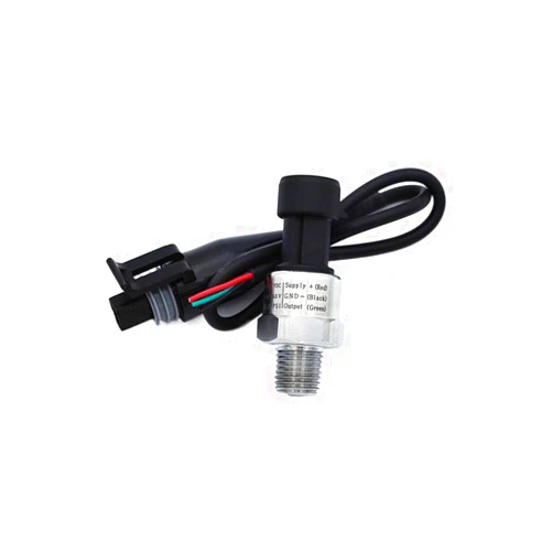 CASHOE Pressure Transmitter Pressure Sensor transducer Transmitter, for Water Oil Fuel Gas air 1/4NPT 5-12V Ceramic Sensor Stainless Steel 5-300psi 2pcs (Size : 0-2.5mpa)