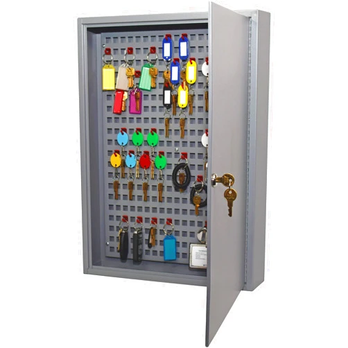 MMF Industries STEELMASTER Flex Locking Key Cabinet, 120 Key Capacity, 16.5