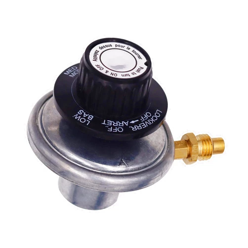 MeTer Star LPG 1 lb Adjustable Propane Gas Regulator Knob Pressure Relief Valve M12x1 Nozzle 0.7 mm