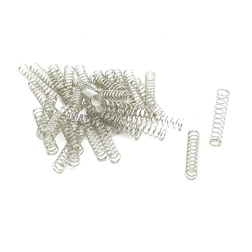 XJSXZC XJS Metal Compression Spring Silver Tone (0.5x5x25mm 100 Pcs)
