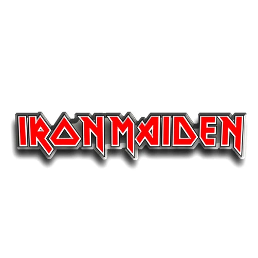 Global Merchandising Services Iron Maiden Logo Metal Pin