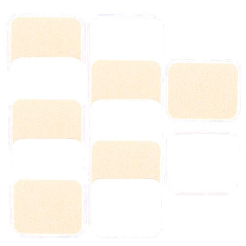 Sliverdew 12 Pcs Square Makeup Sponges for Foundation Facial Powders Puff Cosmetic Sponge Round Foam Pad Beauty Makeup Eye Face Foundation Powders Blender for Liquid Foundation Cream Powders Concealer