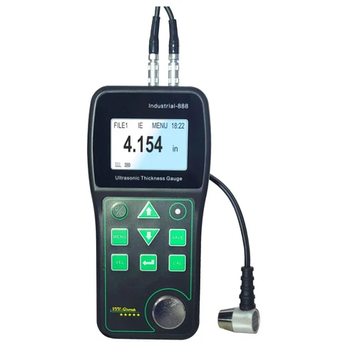 VVV-Group Ultrasonic Thickness Gauge Industrial-888 / Echo-Echo Mode Measure Through Coating up to 19.685mils (500 microns) / Range 0.039-19.685 in (All Material)