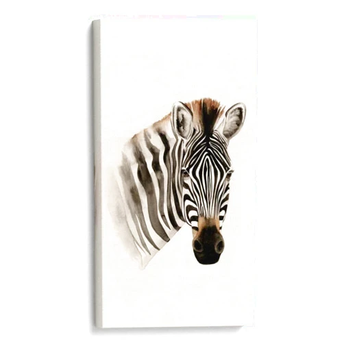 Canvas Lab Canvas Wall Art Decor Safari Portrait II by the Artist Grace Popp – Size: 18 x 36 in - Art subject: Nature,Nature and animals