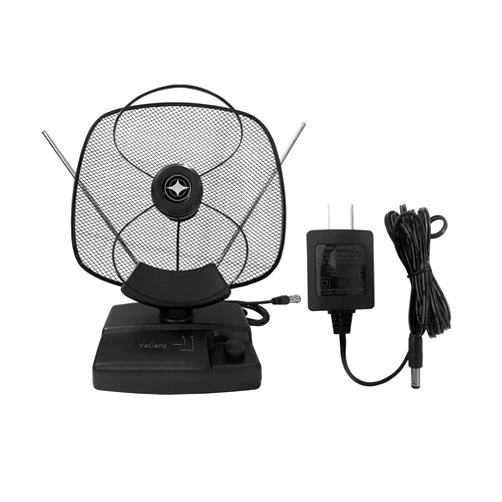 YeCeny Amplified Indoor Digital TV Antenna – Best Powerful Amplifier, Signal Booster & Has up to 200+ Miles Range, Support 8K 4K 1080P VHF&UHF HD Free Local Channels Support All Tvs.