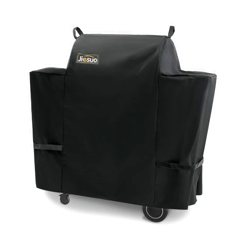 Jiesuo Grill Cover for Traeger Ironwood 650, Heavy Duty Waterproof Wood Pellet Grill Smoker Cover, Outdoor Full Length Grill Cover