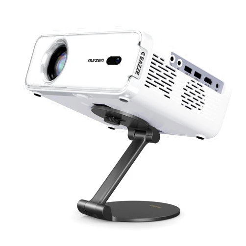 Aurzen Projector Foldable Stand, Ultra-Compact Foldable Stand with Easy Setup and 180-Degree Rotation, Fits The Eazze Series, Lightweight 367g (Only Stand)
