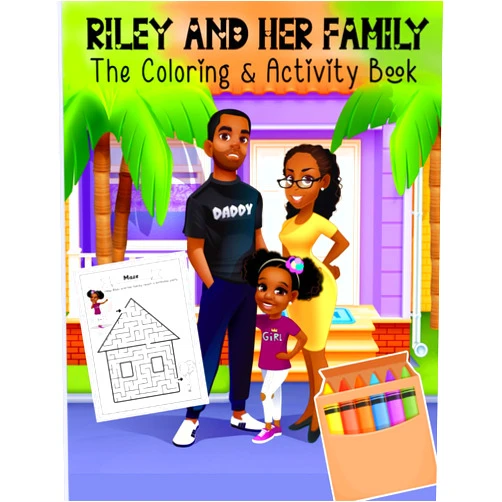 Umeka S Jones,Umia Jones - Watson Riley And Her Family: The Coloring & Activity Book