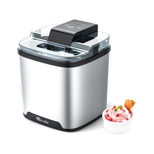 KECOOLKE Ice Cream Maker, Teacher Appreciation Gifts Electric Ice Cream Machine Countertop Fruit Soft Serve Homemade Large Capacity 2 Quart Frozen Yogurt Sorbet gelato