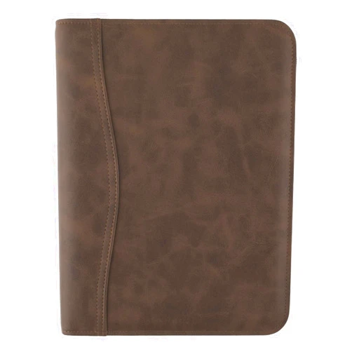 AT-A-GLANCE Simulated Leather Undated Starter Set, 43184 DAY-TIMER, Desk Size, Distressed Brown (031-0140-04)