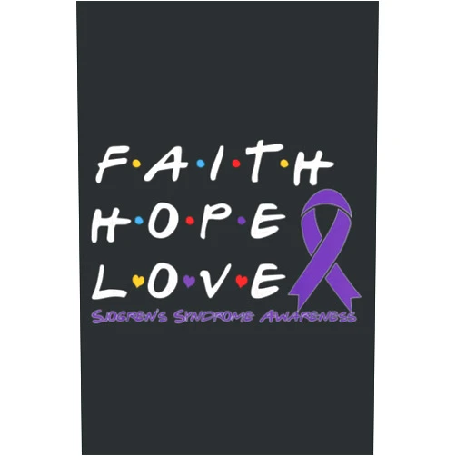 JAMES RYAN Faith Hope Love Sjogren S Syndrome Awareness Graphic: Prayer Journal Notebook, Devotional & Guided Faith Journal, 6