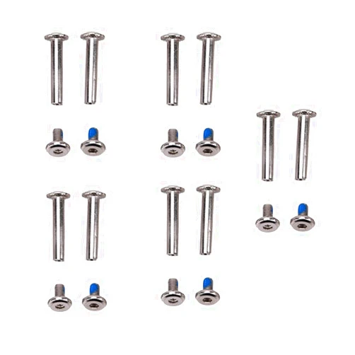 Zoofen 10 pcs Inline Skate Replacement Bearings Skating Screws OD 6mm Roller Blades Replacement Skate Wheel Axles