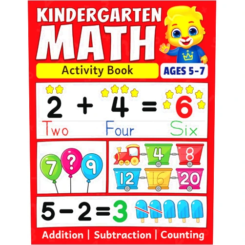 Lucas & Friends by RV AppStudios Kindergarten Math Activity Book: Addition, Subtraction, Learn to Count, Number Tracing, Money, Time, Word Problems & More | Kids Learning Activity ... Math Workbook for Kids Ages 5 to 7