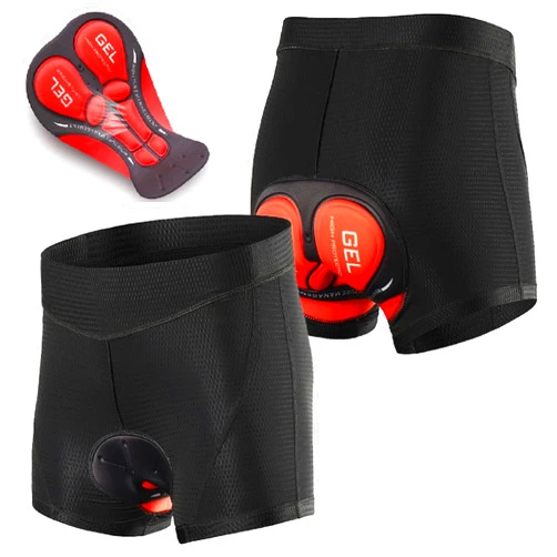 LIXADA Men's Cycling Shorts 3D Padded MTB Bicycle Bike Underwear Shorts Breathable,Quick Dry Pants,Lightweight Shorts