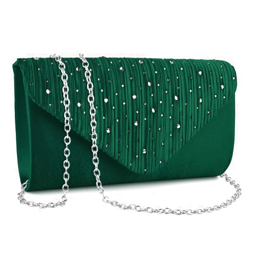 TINDTOP Evening Clutch Purses for Women Handbags for Formal Wedding Party Cocktail Prom Crossbody Shoulder Envelope Bag