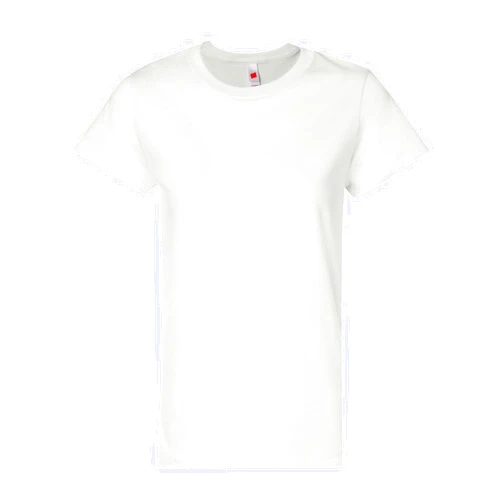 Hanes Women's Relaxed Fit Jersey ComfortSof Crewneck T-Shirt_White_3XL