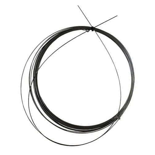 SBTRKT 1M Super Elastic Nitinol Alloy Nickel-Titanium Straight Wire 0.1-1.8MM Hyperelastic Filament Black Spring Steel Wire (Size : 0.2MM)