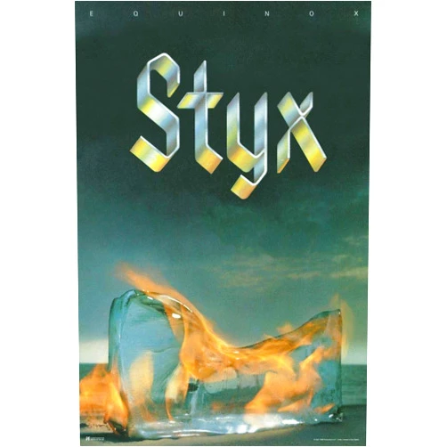 Poster Foundry Styx Equinox Album Cover Classic Rock Music Merchandise Retro Vintage 70s 80s Aesthetic Band Cool Wall Art Print Poster 16x24