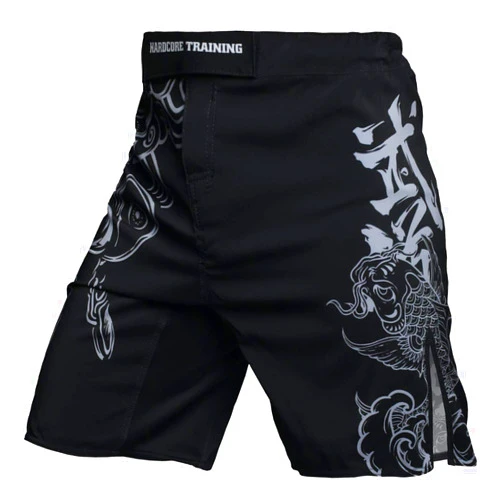 Hardcore Training Fight Shorts Men's Boxing MMA Combat BJJ Grappling Fitness Muay Thai Kickboxing No Gi