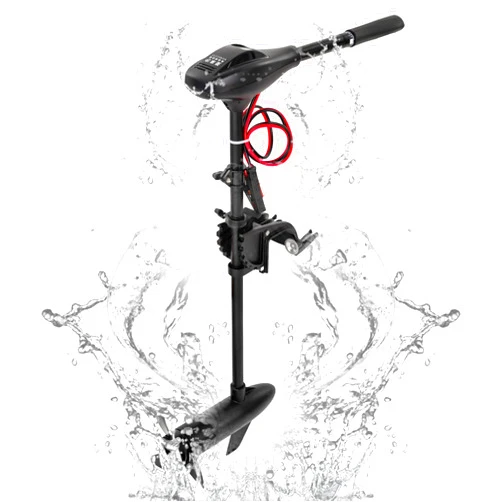 CHALIGHT 40LBS Electric Thrust Trolling Motor Saltwater Outboard Boat Motors 12V Watersnake Trolling Motor Bow Trolling Motors Fishing Boat Engine Mounted with Adjustable Handle