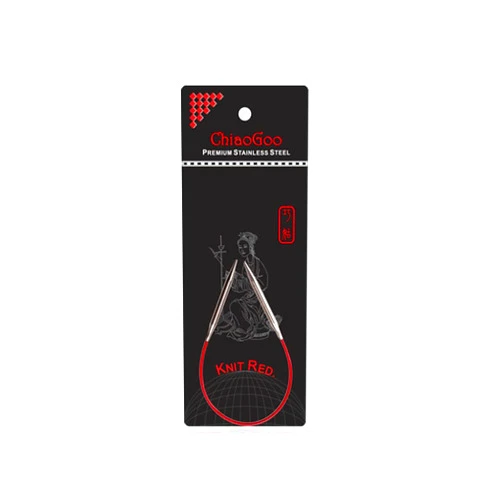 ChiaoGoo Knit RED Circular Needle 23cm 3.00mm - 1pc