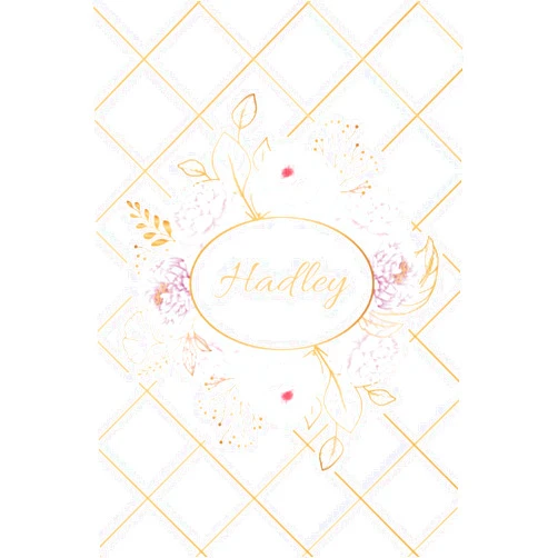 Tia J. Tyler Hadley: Lined Notebook with Personalized Name Hadley: 6x9 120 Pages - Personalized Name gift, School gifts, Gift Hadley Notebook(art-2): Hadley: Lined ... Name gift, School gift, Gift Hadley