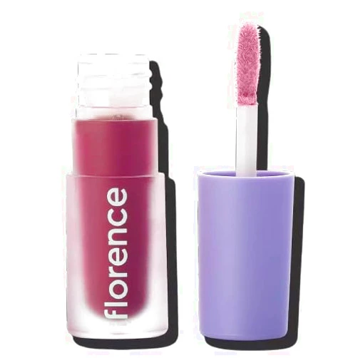 florence by mills Be A VIP Velvet Liquid Lipstick, Beautiful, Periodt (deep mauve pink), 0.13 oz/ 3.8g