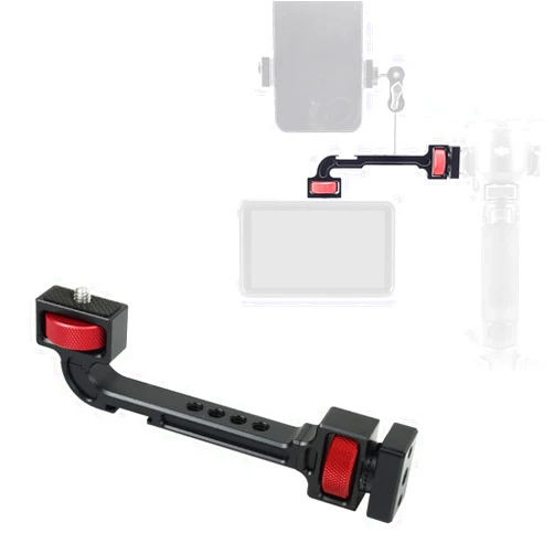 KOQINVIZ Gimbal Monitor Mount Phone Mount with Coldshoe Mount 1/4