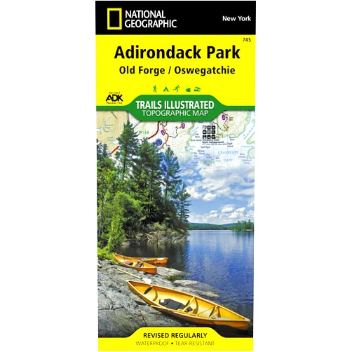 National Geographic Maps Old Forge, Oswegatchie: Adirondack Park Map (National Geographic Trails Illustrated Map, 745)