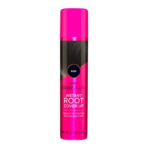 EVERPRO Gray Away Instant Root Cover Up Spray 2.5oz - Black