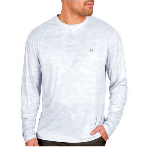The American Outdoorsman Men's Lightweight UPF 50+ UV Sun Protection Outdoor Long Sleeve Quick Dry Graphic Shirt