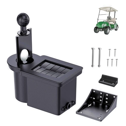 Drive-up Golf Cart Ball Washer and Club Cleaner Kit, Golf Ball Cleaner and Club Head Washer, Suitable for Club Car DS, Yamaha G29, EZGO TXT PDS DCS Gas and Electric Golf Carts, OEM 603836
