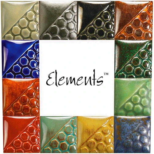 Mayco Elements Glaze Set, Assorted Colors, Set of 12 Pints