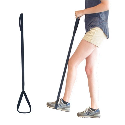 RMS 35 Inch Long Leg Lifter - Durable & Rigid Hand Strap & Foot Loop - Ideal Mobility Tool for Wheelchair, Hip & Knee Replacement Surgery