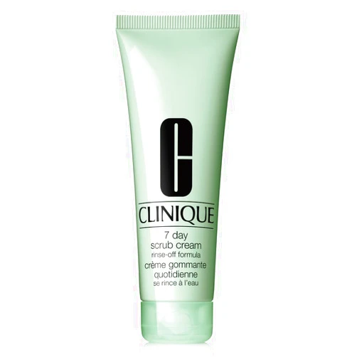 Clinique 7 Day Daily Gentle Face Exfoliator Lightweight Scrub Cream With Silica For All Skin Types