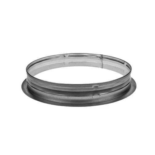 Repa Market 10'' Inch Metal Duct Connector Flange - Air Tight Vent Duct Collar - for Connecting Exhaust, Intake Flex and Straight Ducting - Heating, Cooling Universal HVAC Adapter - Home, Commercial